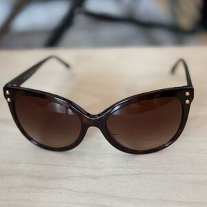 Michael Kors MK2045 Jan Tortoise Cat Eye Sunglasses Brown Gradient Lens w/ Case